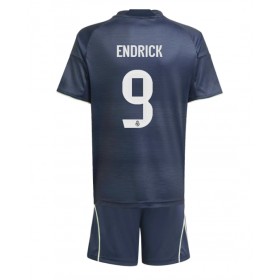 Dětské fotbalový komplet Real Madrid Endrick #9 Venkovní košile 2025-26 Krátkým Rukávem